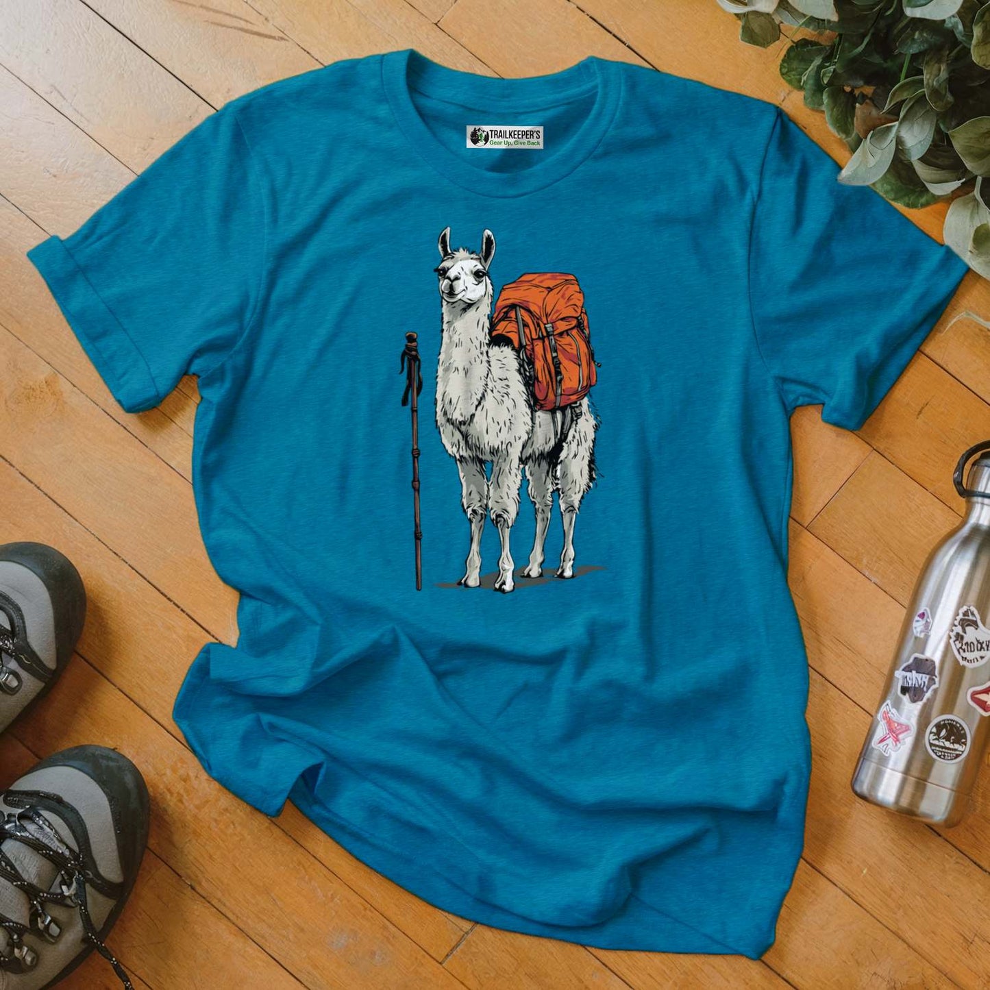 Llama Backpacker T-Shirt