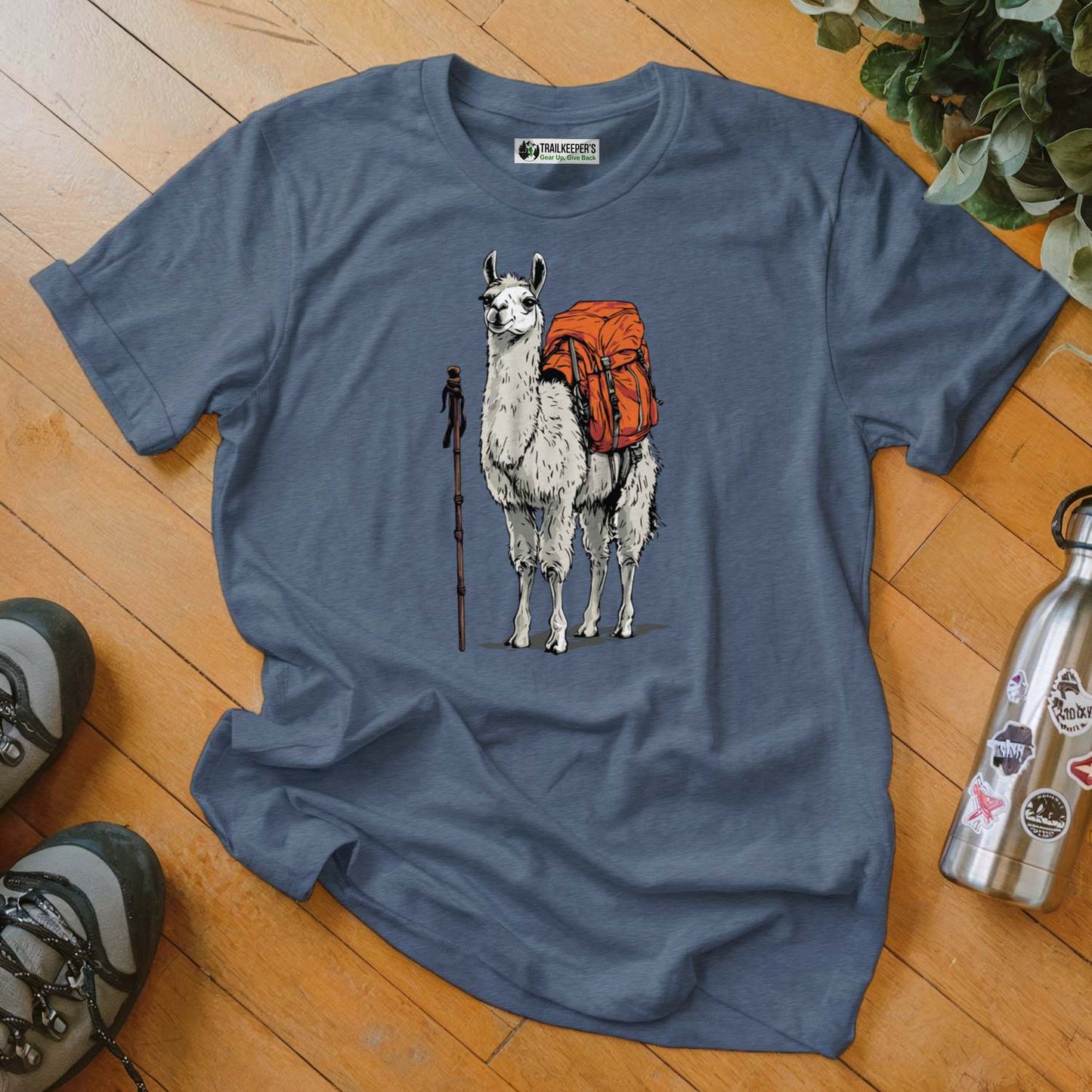 Llama Backpacker T-Shirt