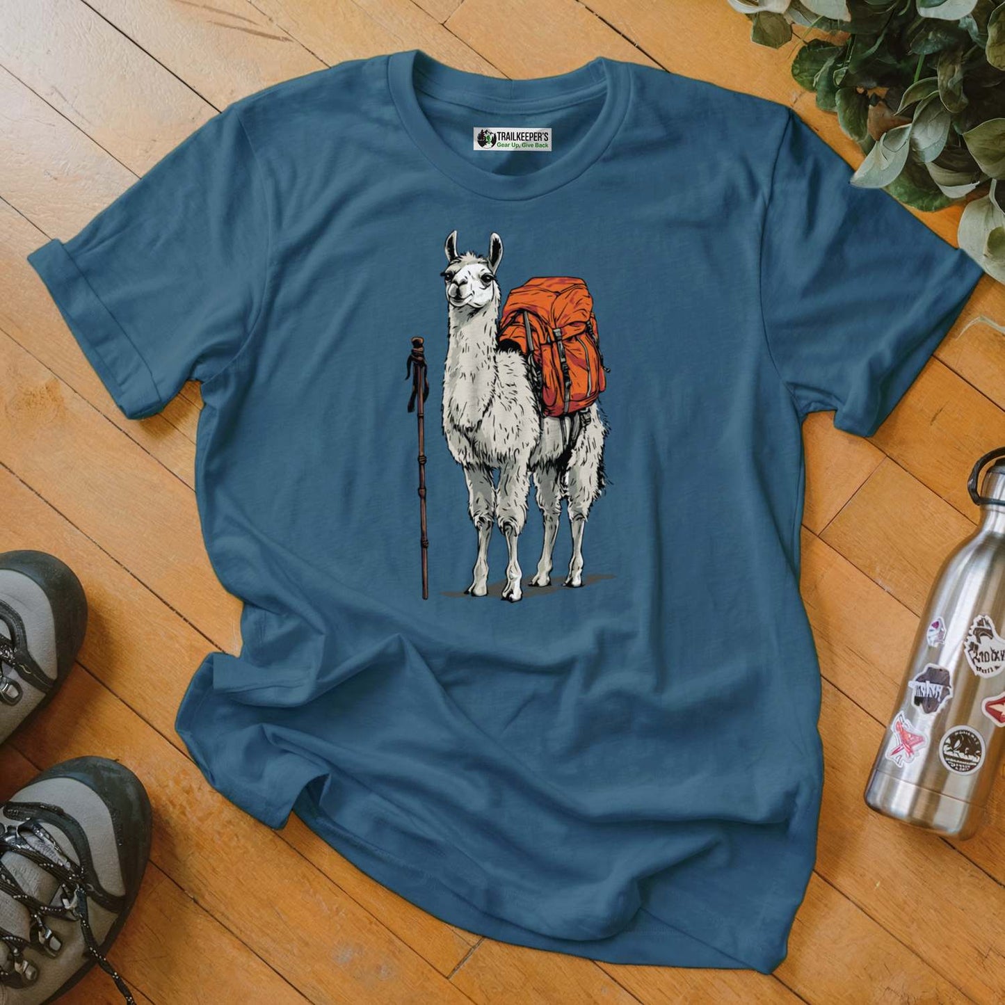 Llama Backpacker T-Shirt