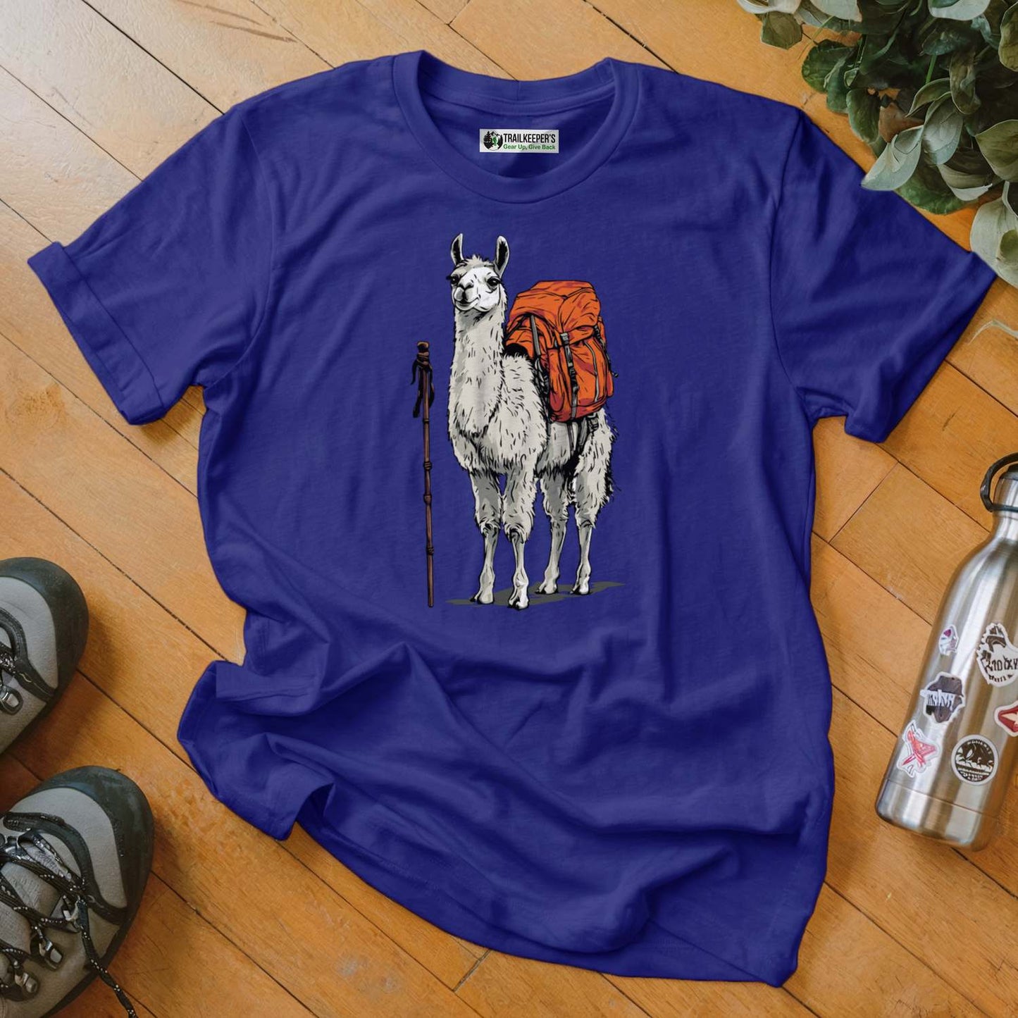 Llama Backpacker T-Shirt