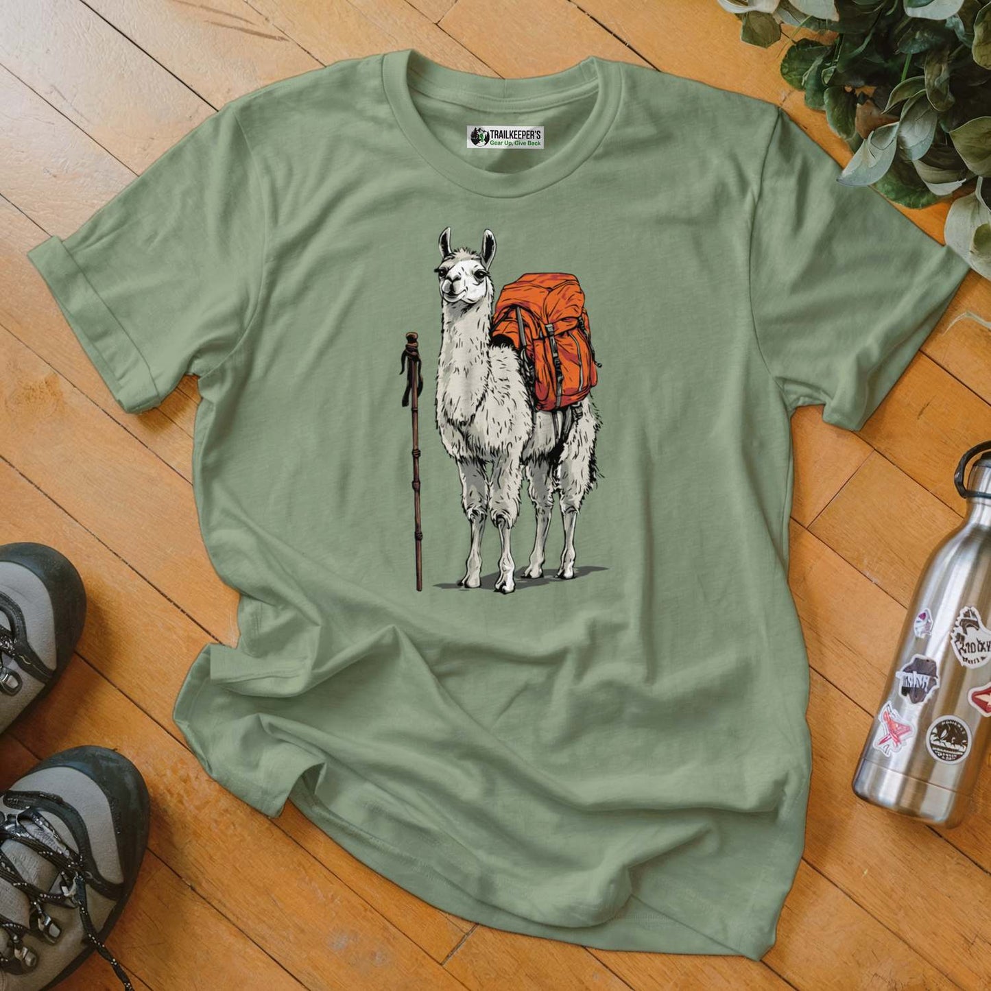 Llama Backpacker T-Shirt