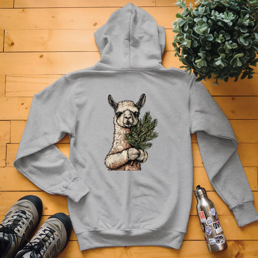 Llama Tree Hugger Hoodie