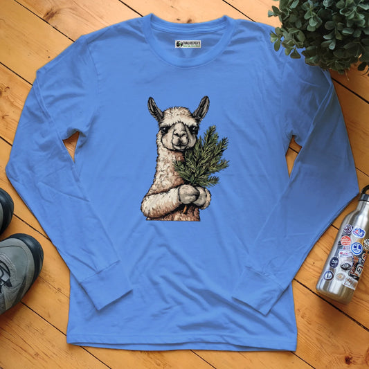Llama Tree Hugger Long Sleeve T-Shirt
