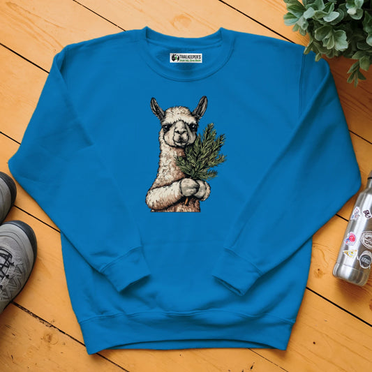 Llama Tree Hugger Sweatshirt