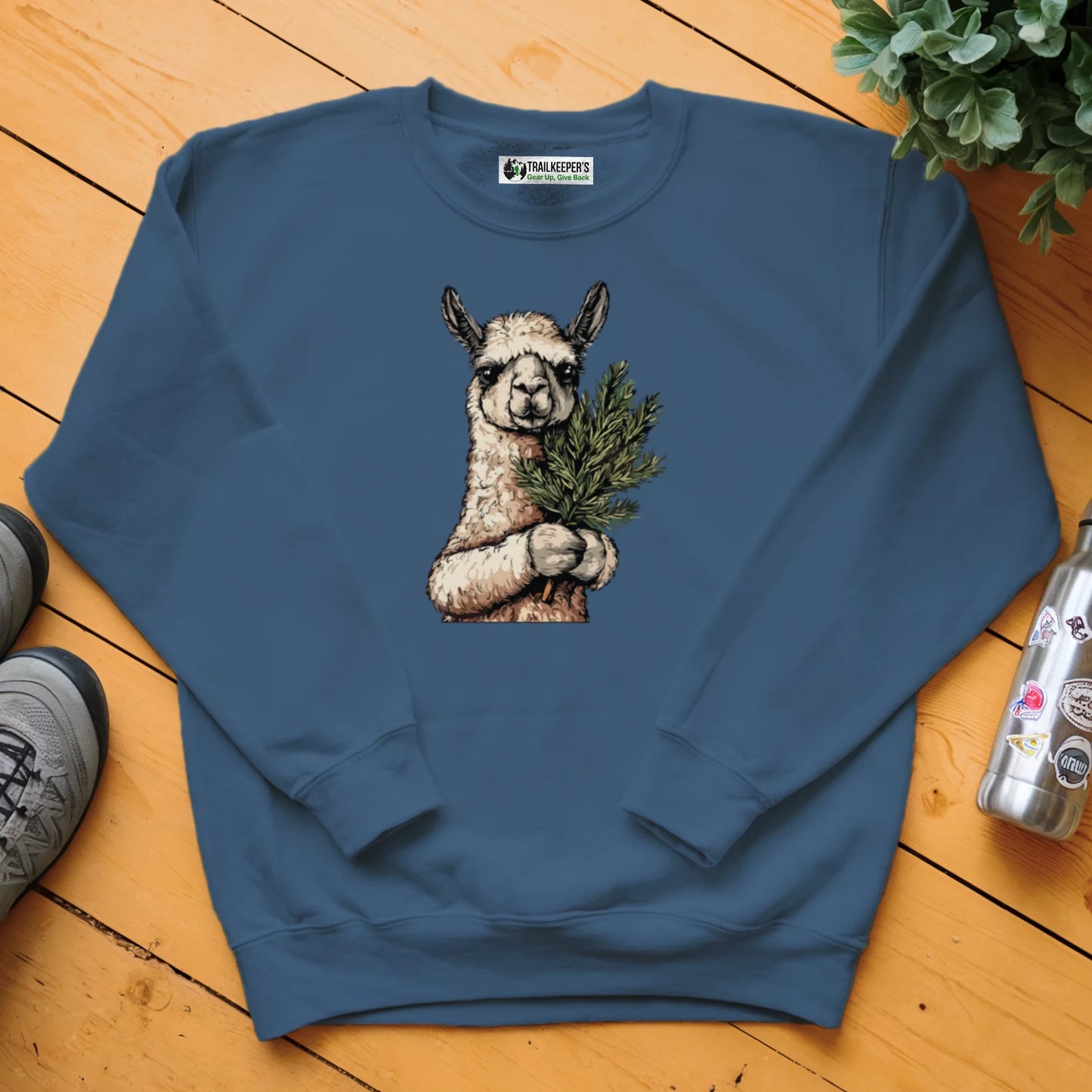 Llama Tree Hugger Sweatshirt