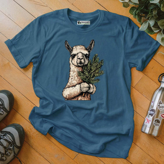 Llama Tree Hugger T-Shirt