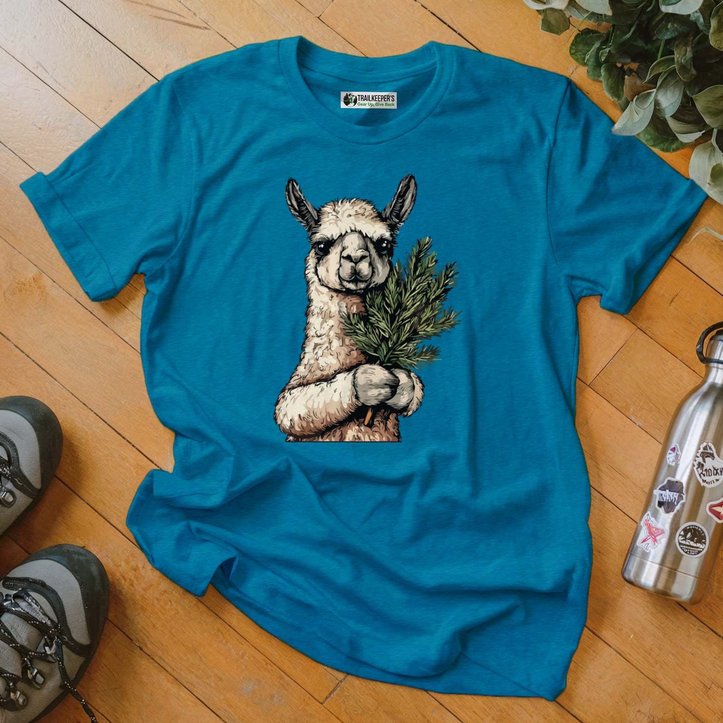 Llama Tree Hugger T-Shirt
