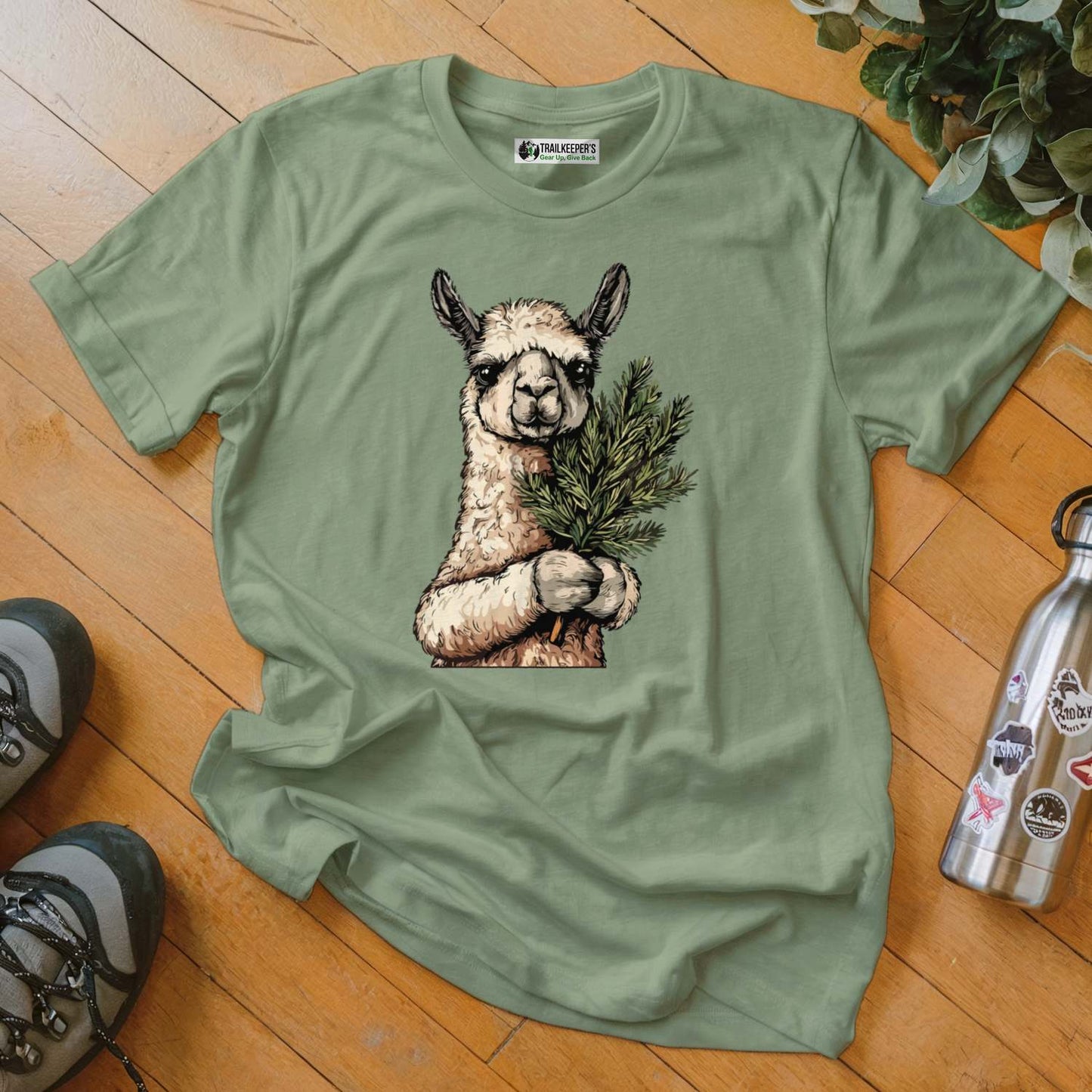 Llama Tree Hugger T-Shirt