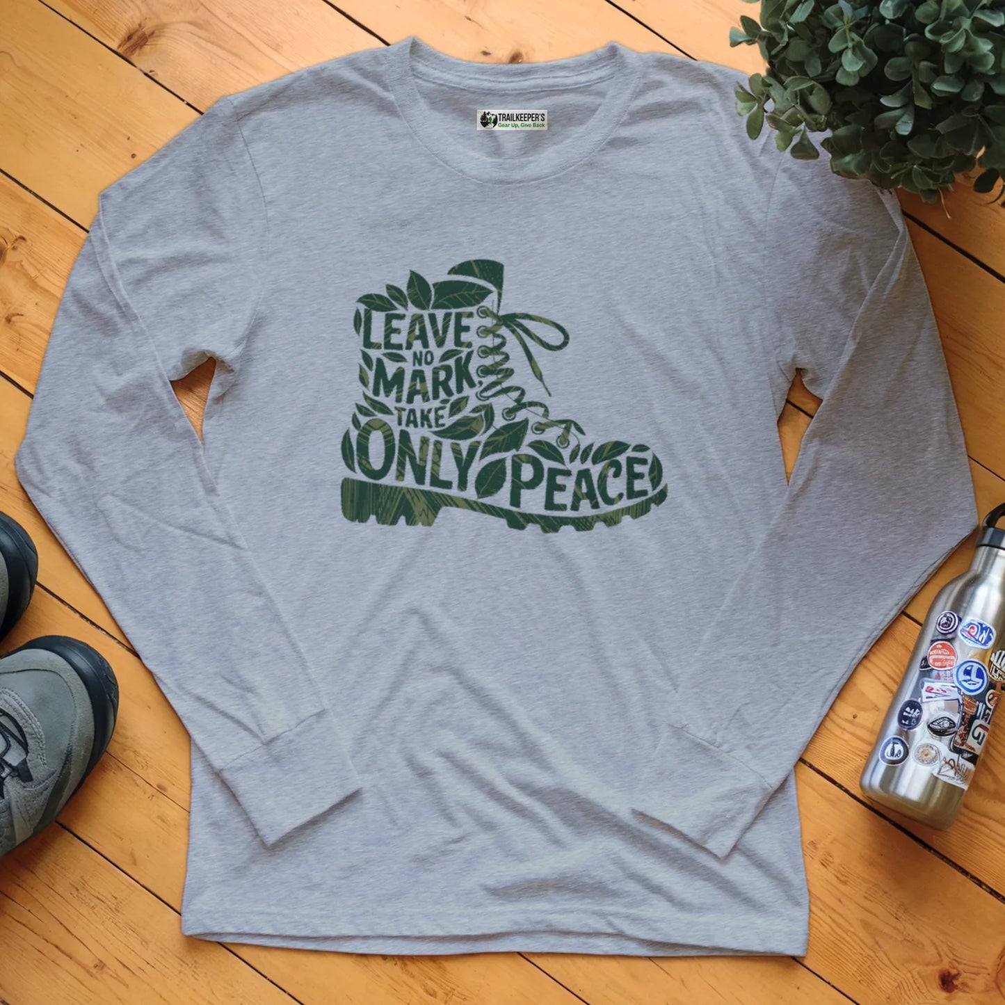 Leave No Mark, Take Only Peace Long Sleeve T-Shirt