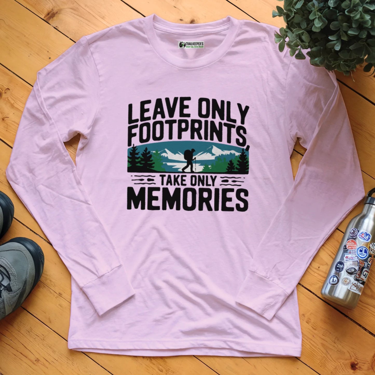 Leave Only Footprints, Take Only Memories Long Sleeve T-Shirt