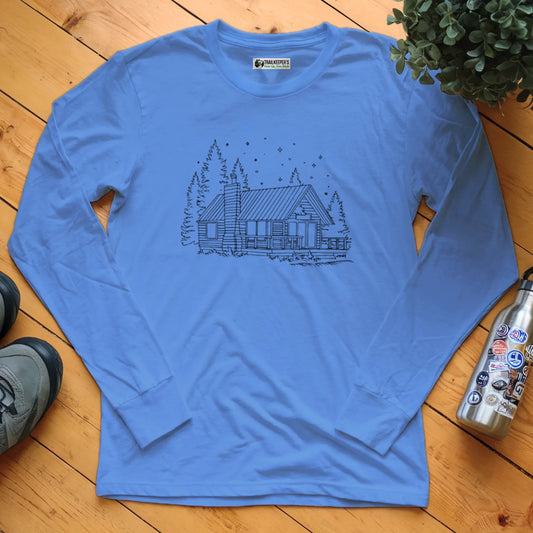 Log Cabin Long Sleeve T-Shirt