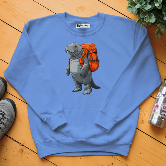 Manatee Backpacker Sweatshirt