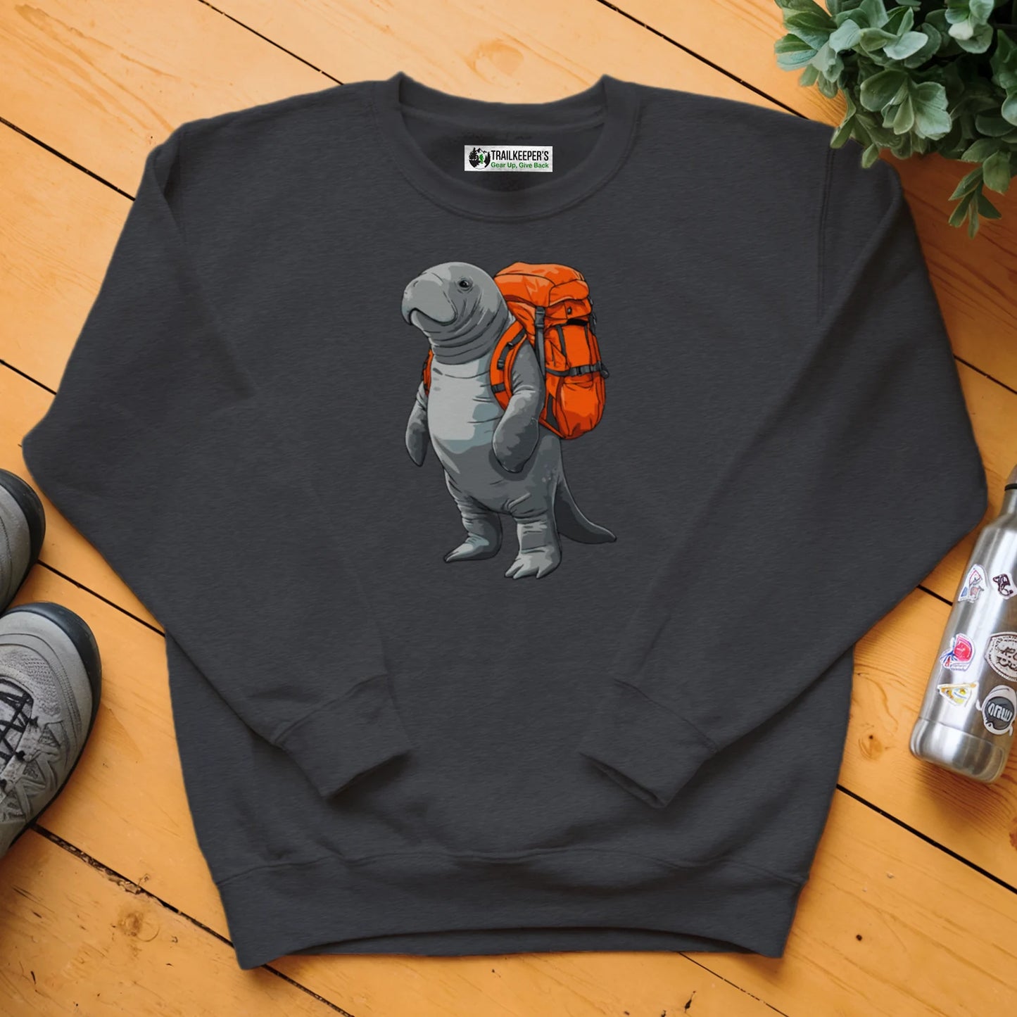 Manatee Backpacker Sweatshirt