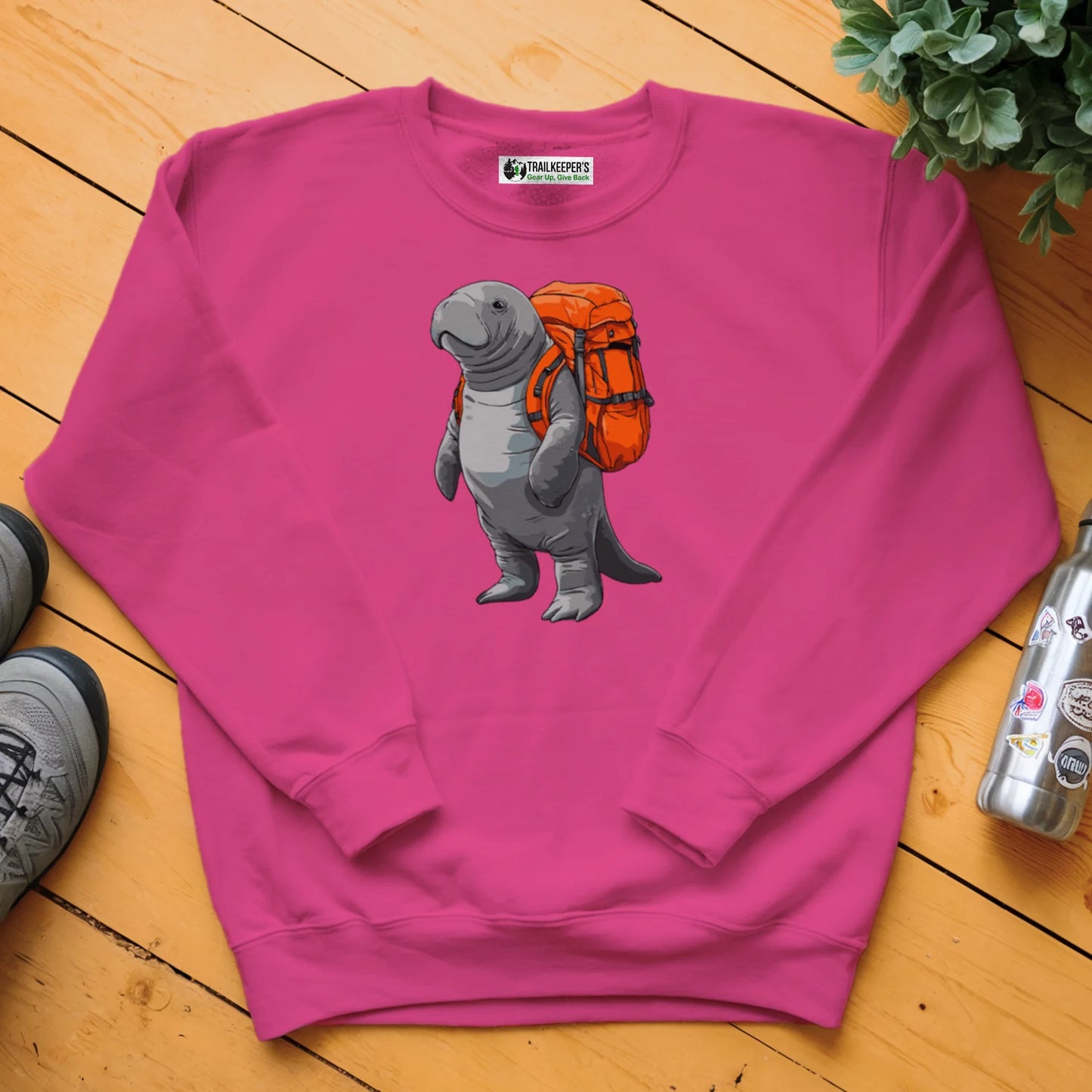 Manatee Backpacker Sweatshirt