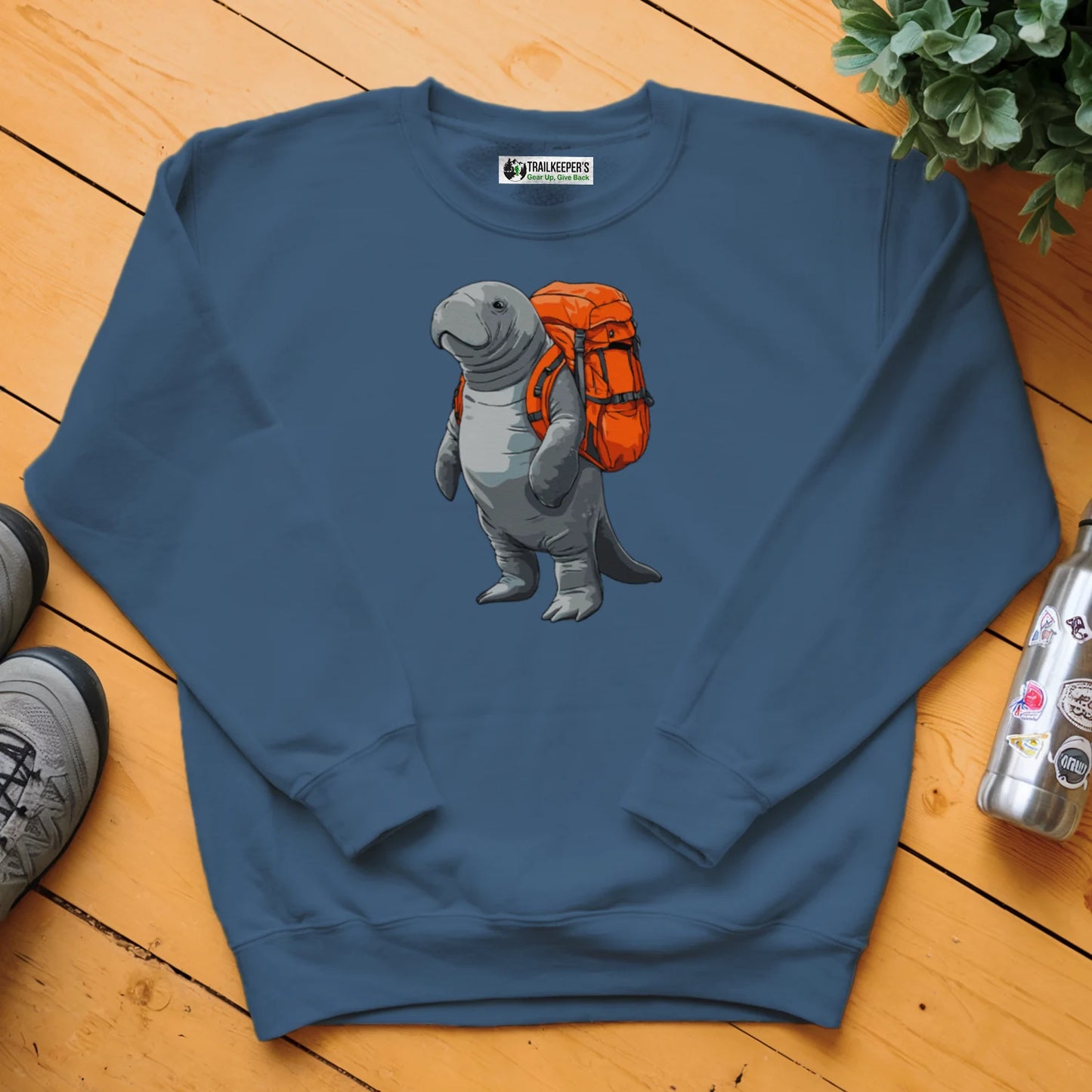 Manatee Backpacker Sweatshirt