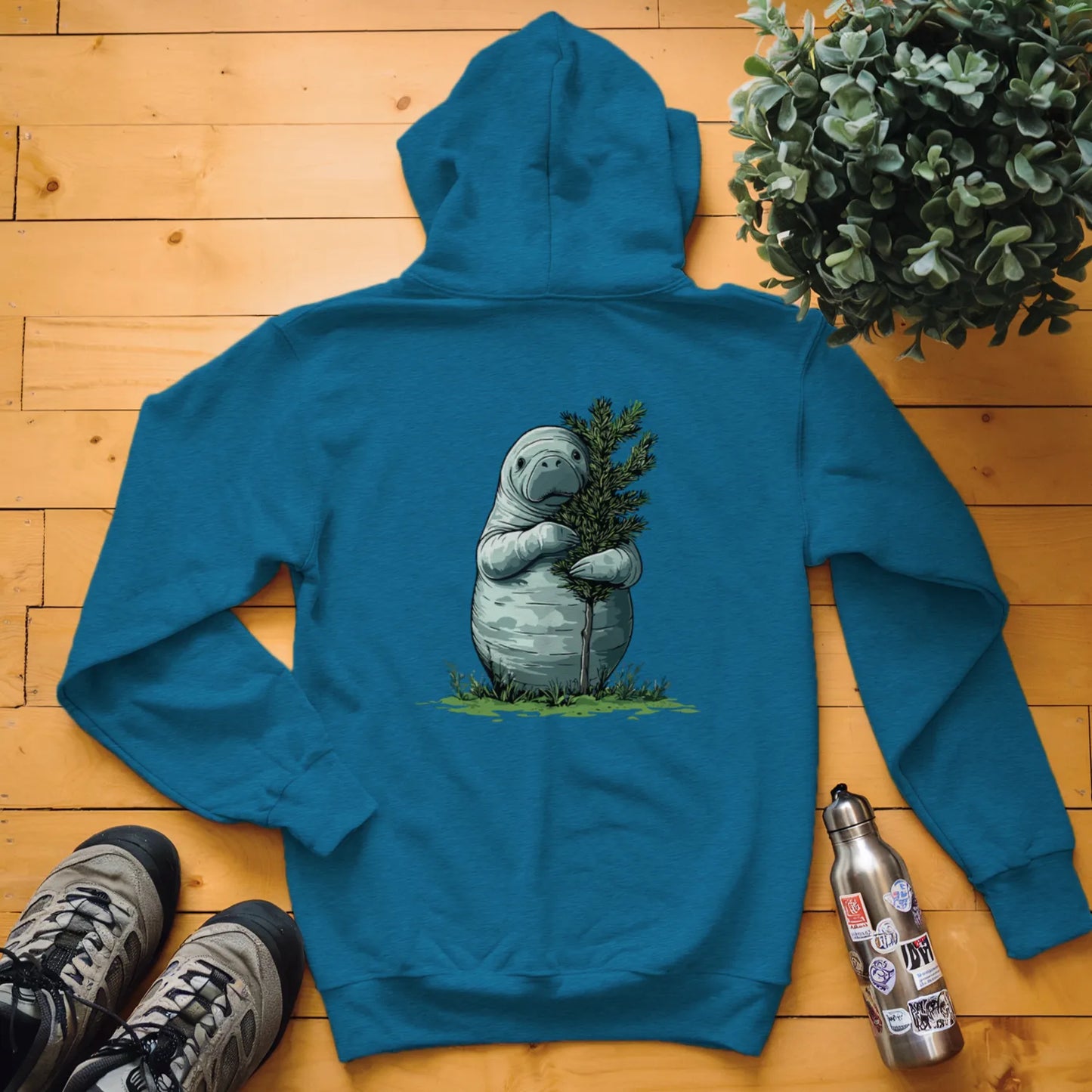 Manatee Tree Hugger Hoodie