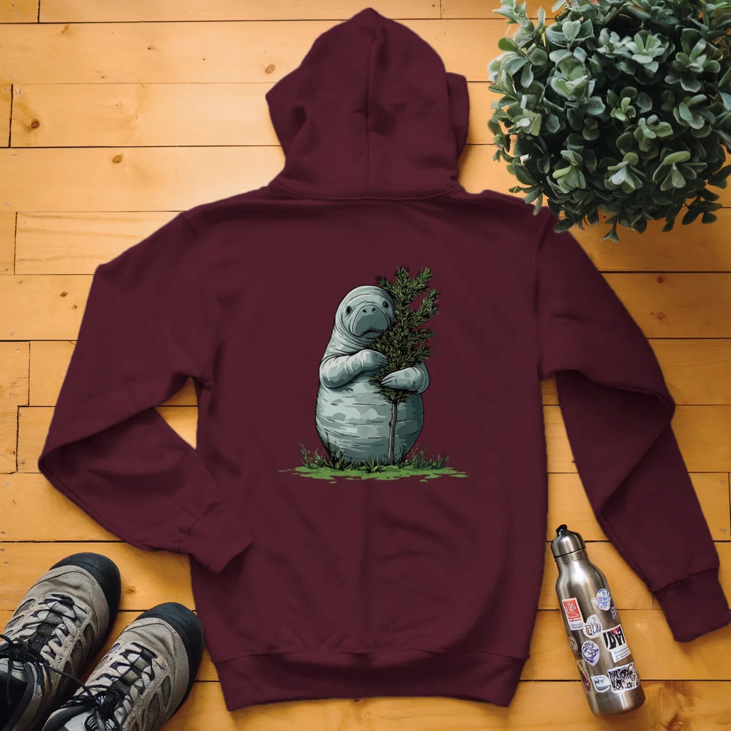 Manatee Tree Hugger Hoodie