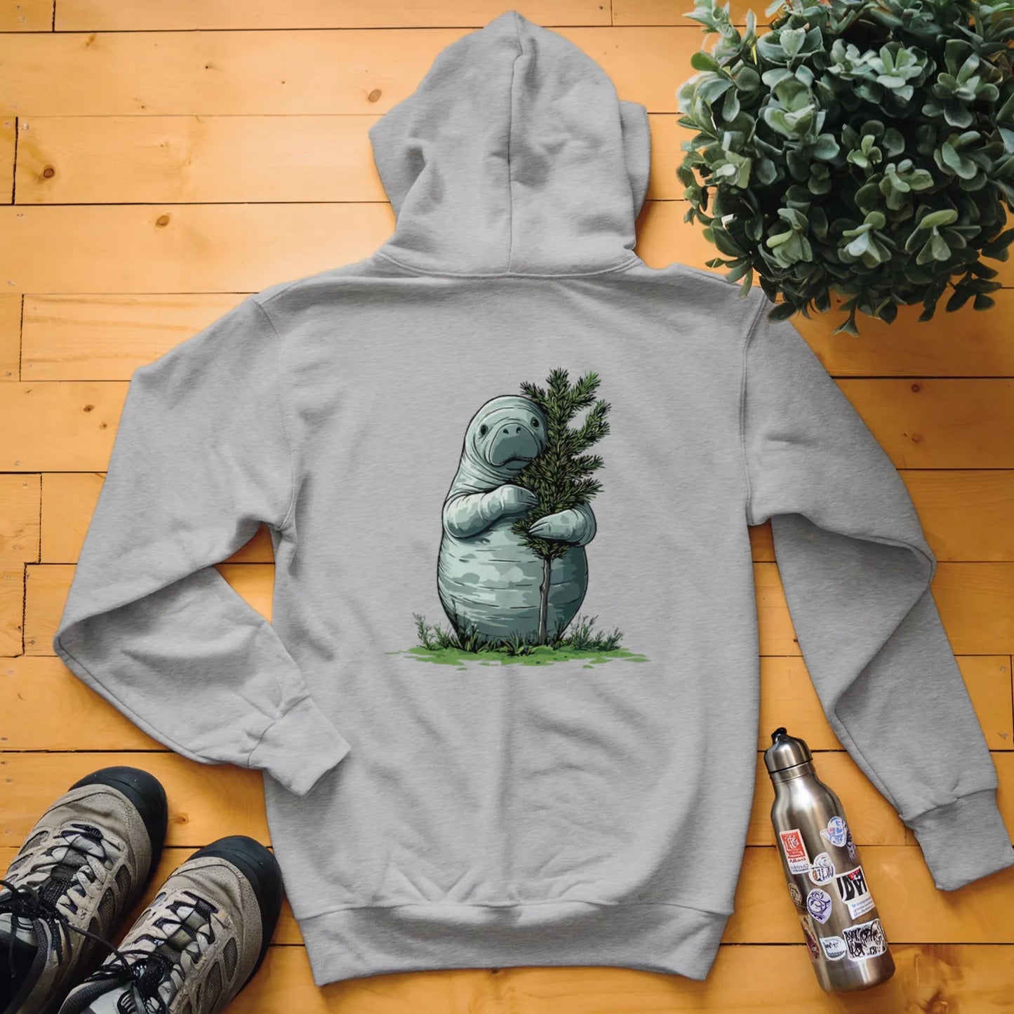 Manatee Tree Hugger Hoodie