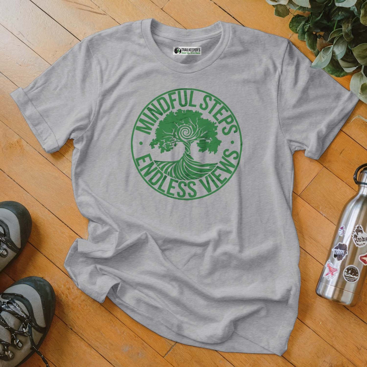Mindful Steps, Endless Views T-Shirt