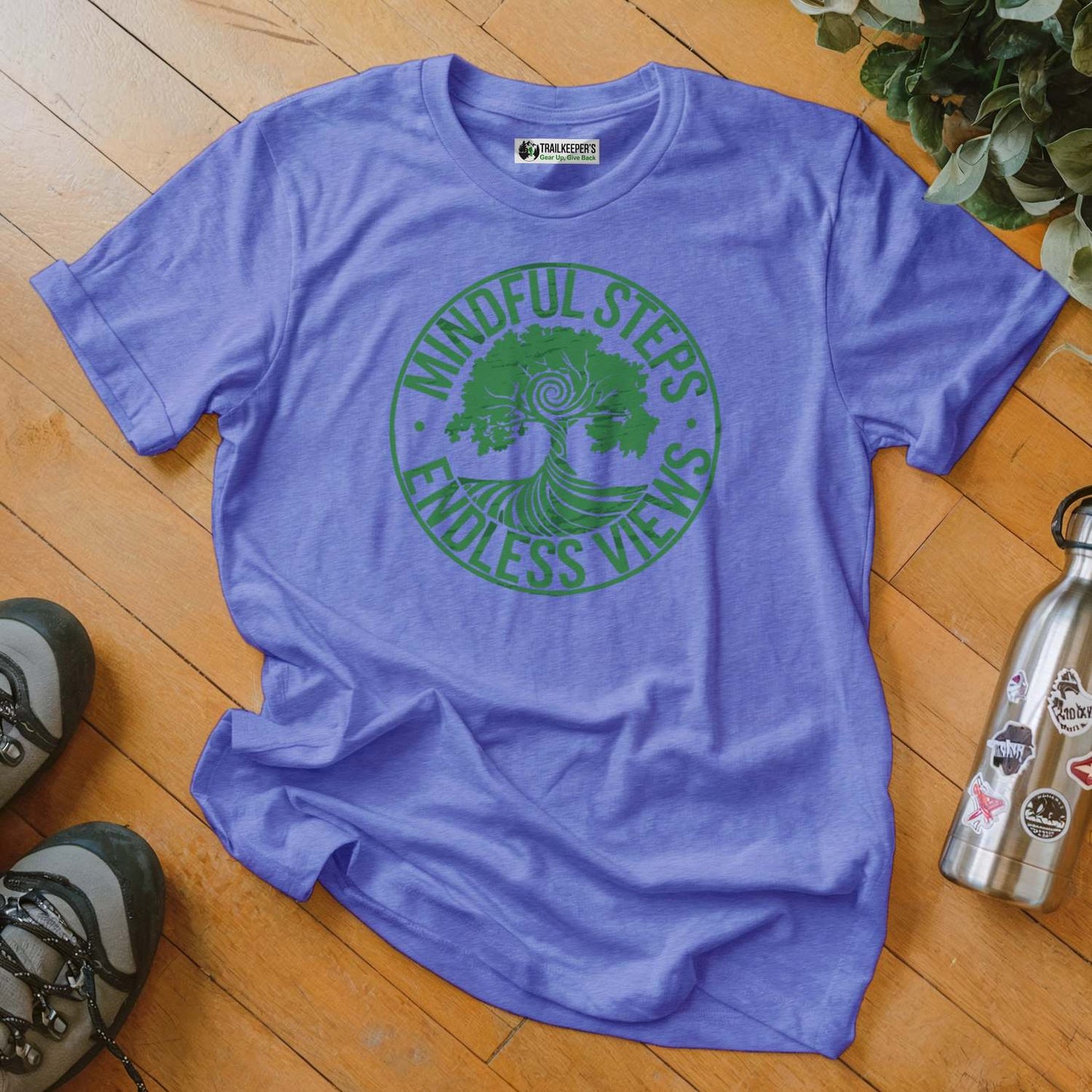 Mindful Steps, Endless Views T-Shirt