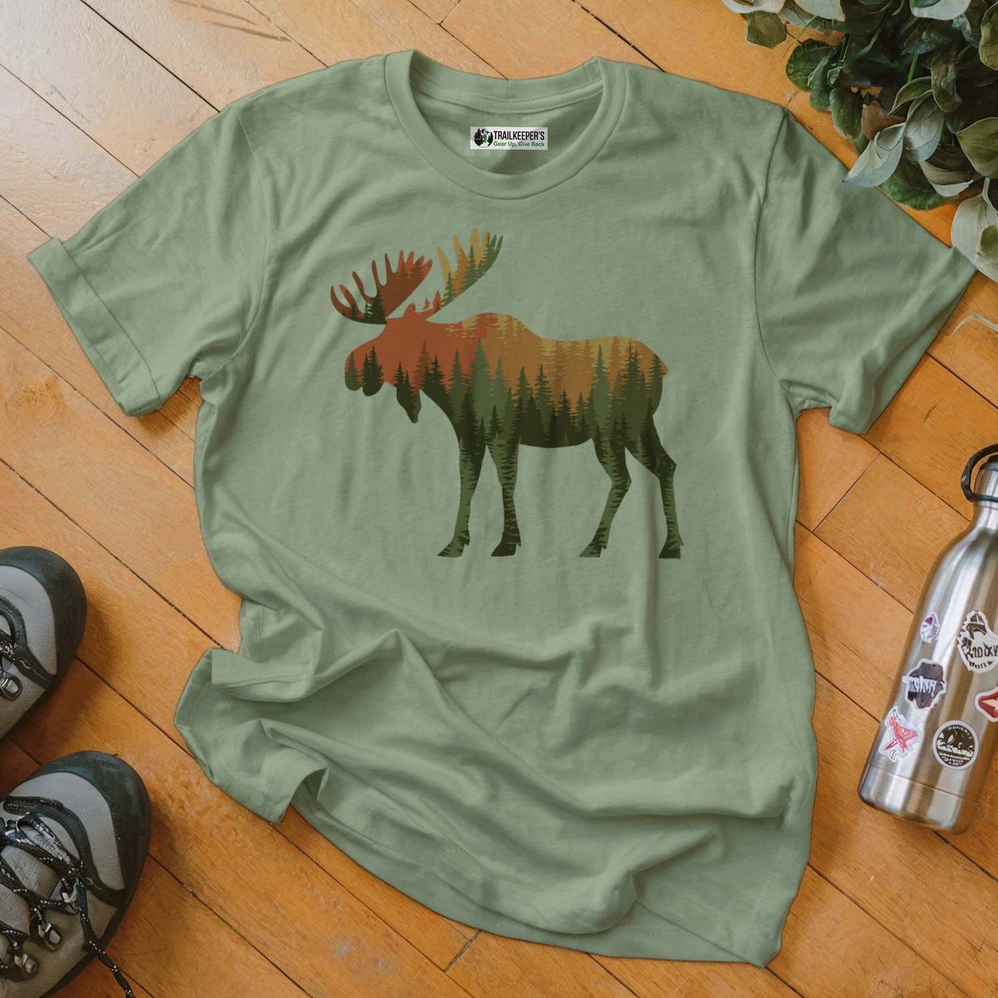 Moose Forest Scene T-Shirt