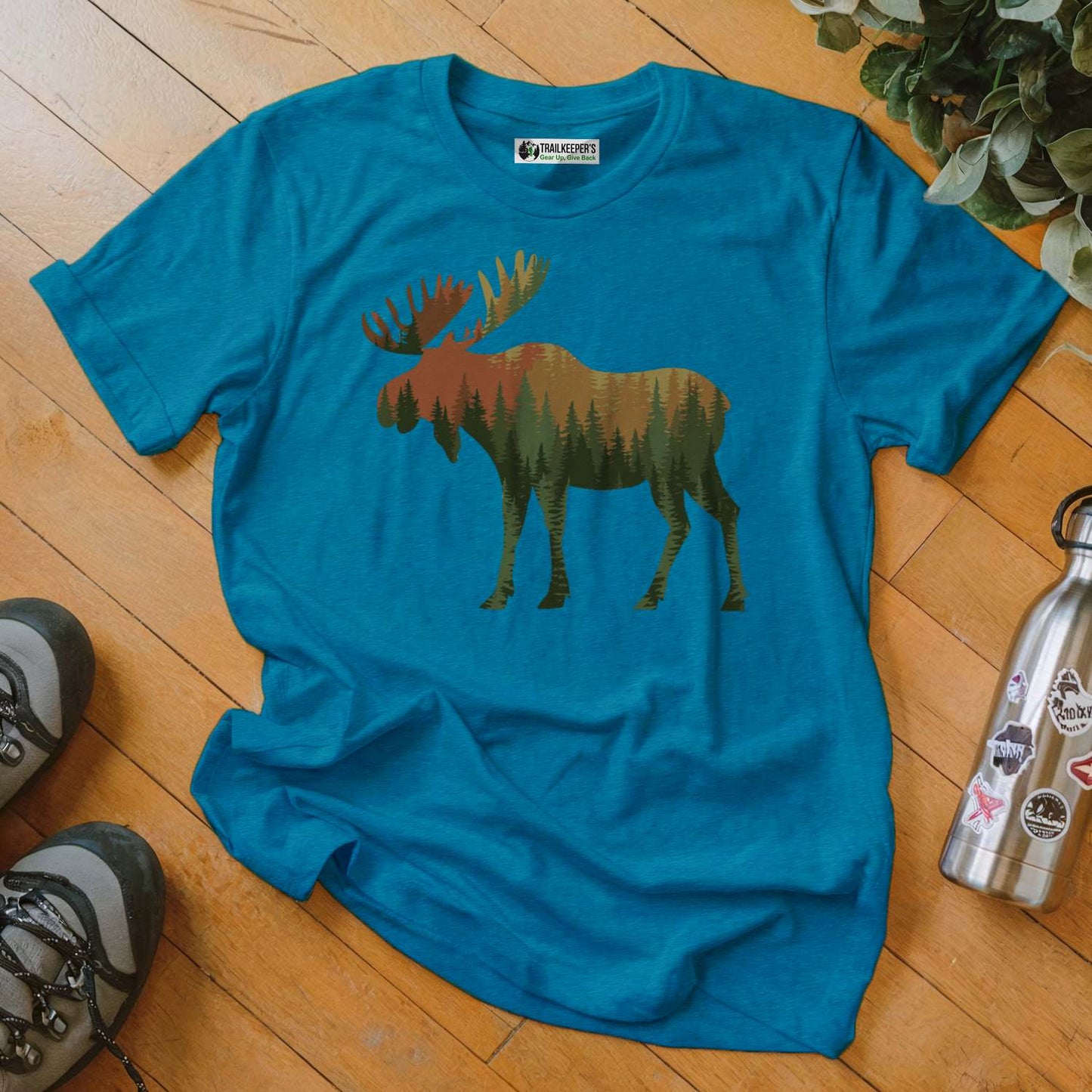 Moose Forest Scene T-Shirt