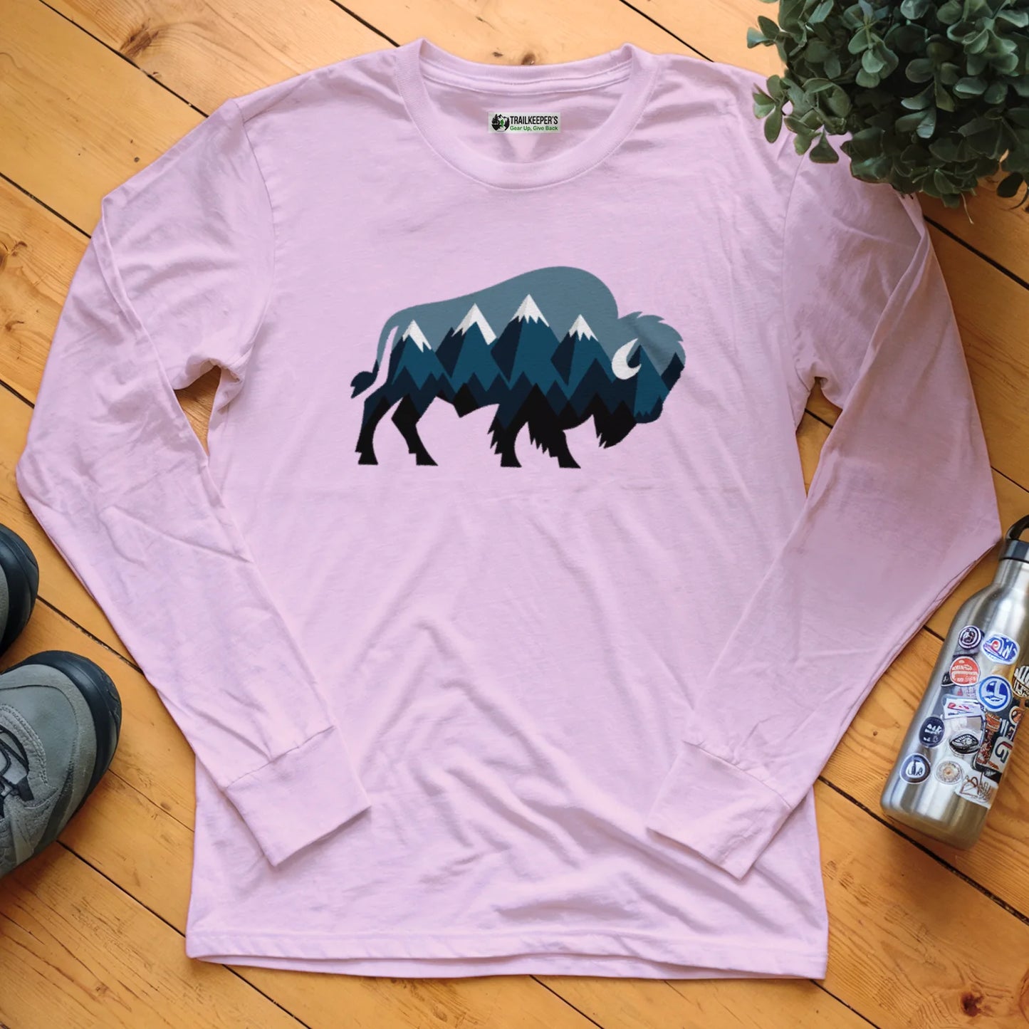 Mountain Buffalo Long Sleeve T-Shirt