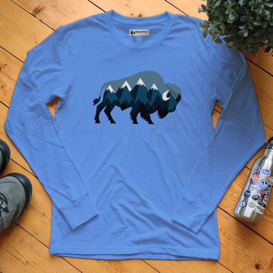 Mountain Buffalo Long Sleeve T-Shirt