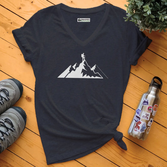 Mountain Climber V-Neck T-Shirt