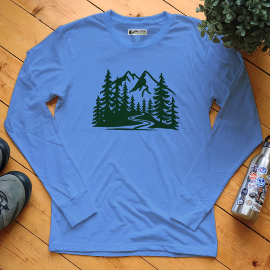 Mountain Forest Trail Long Sleeve T-Shirt