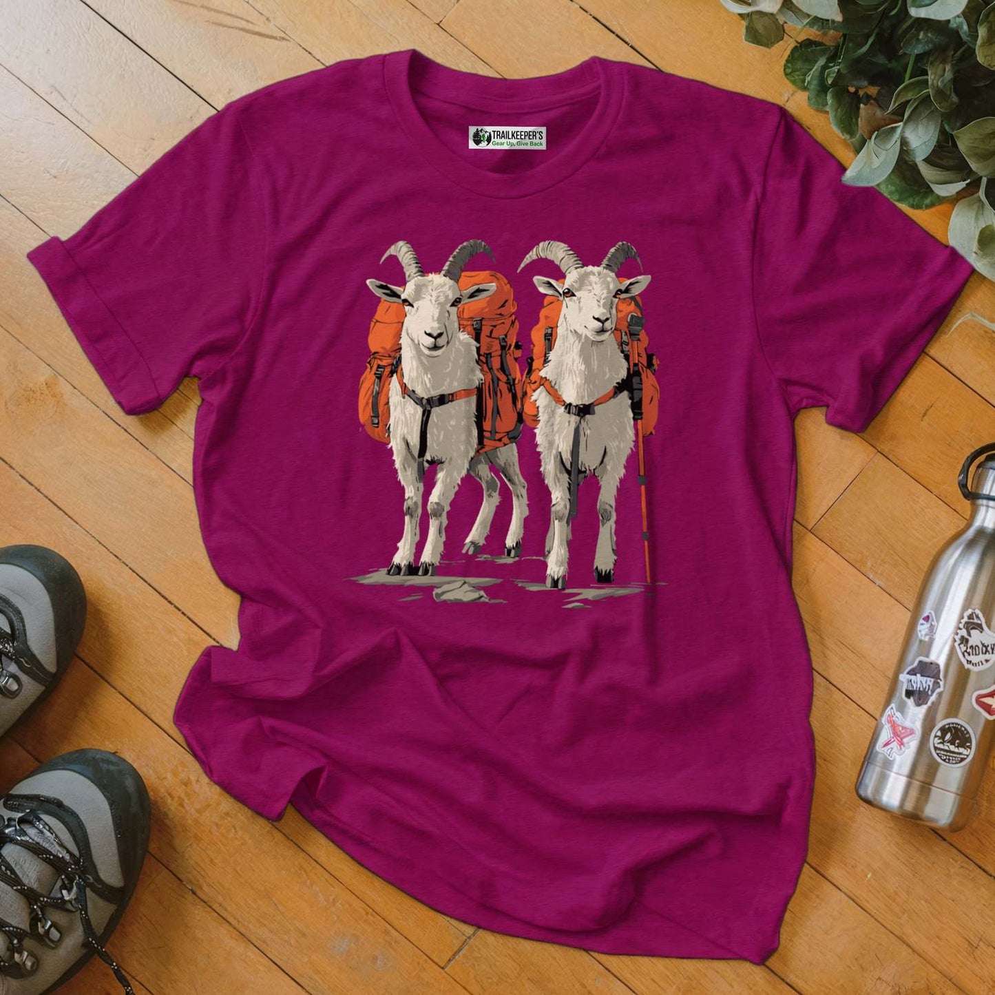 Mountain Goat Backpacker Buddies T-Shirt