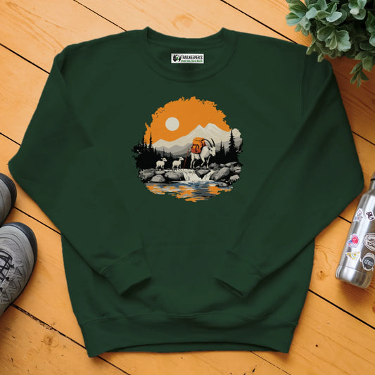 Mountain Goat Backpacker Family Sweatshirt