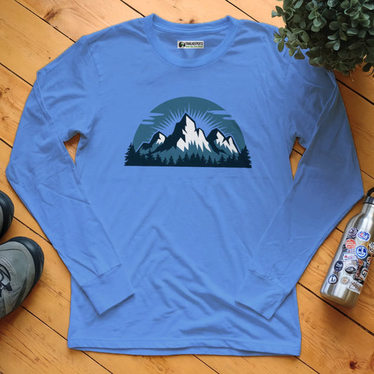 Mountain Scene Long Sleeve T-Shirt