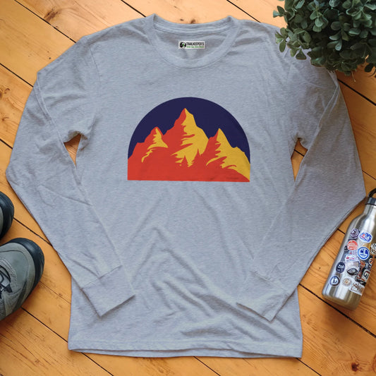 Mountain Scene Long Sleeve T-Shirt