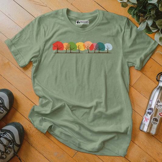 Multicolor Trees T-Shirt
