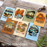 National Parks Post Cards Variety Pack