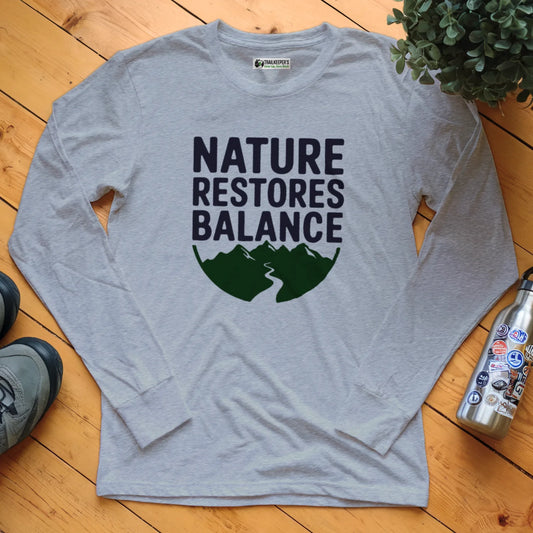 Nature Restores Balance Long Sleeve T-Shirt