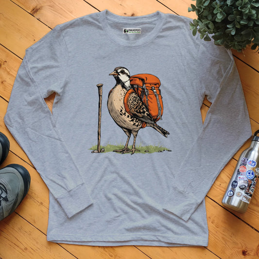Northern Bobwhite Backpacker Long Sleeve T-Shirt