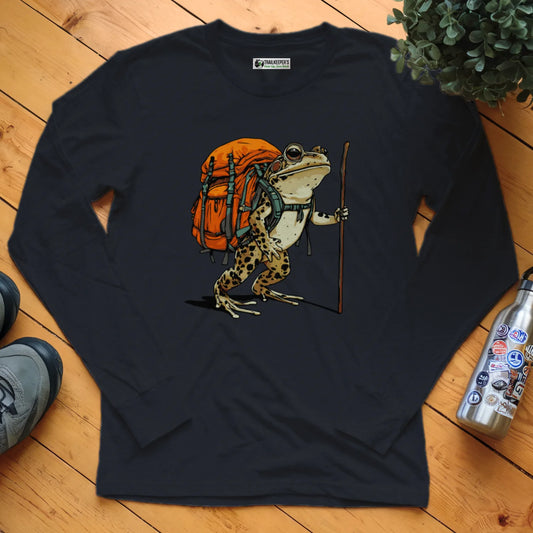 Northern Leopard Frog Backpacker Long Sleeve T-Shirt