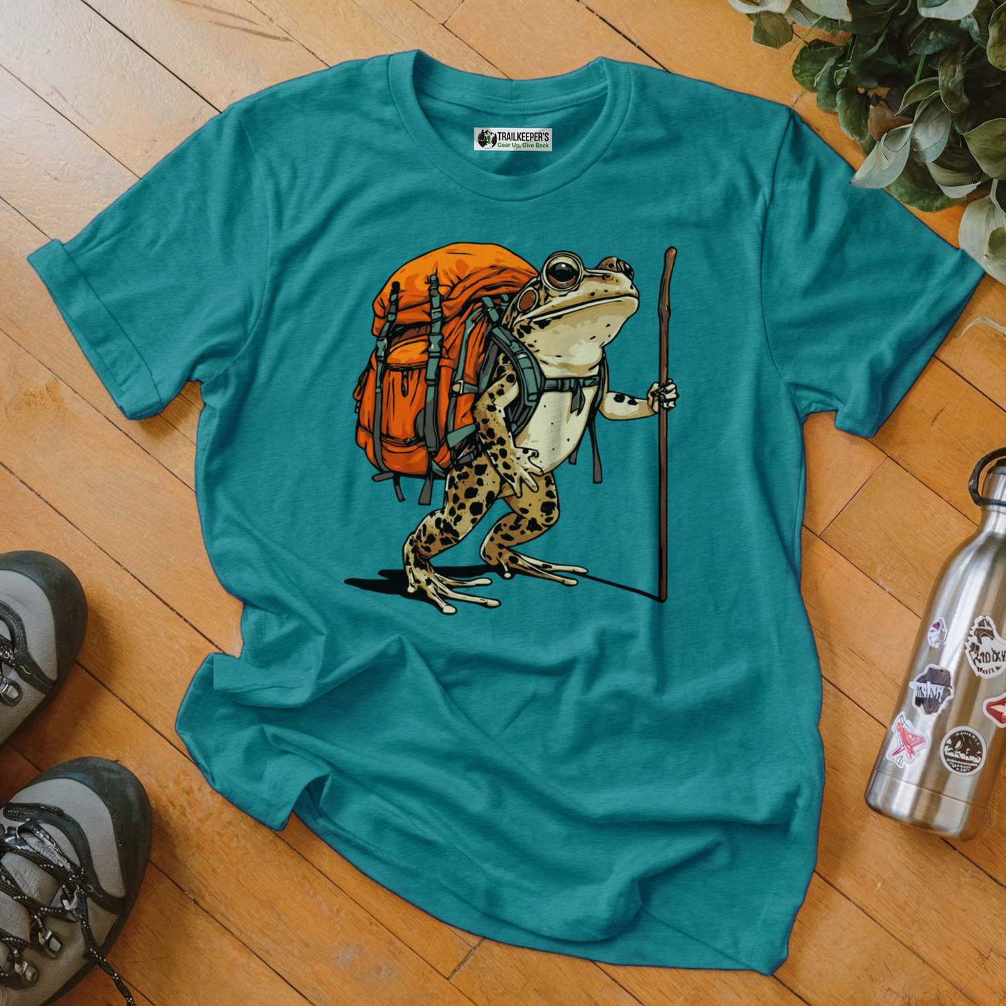 Northern Leopard Frog Backpacker T-Shirt