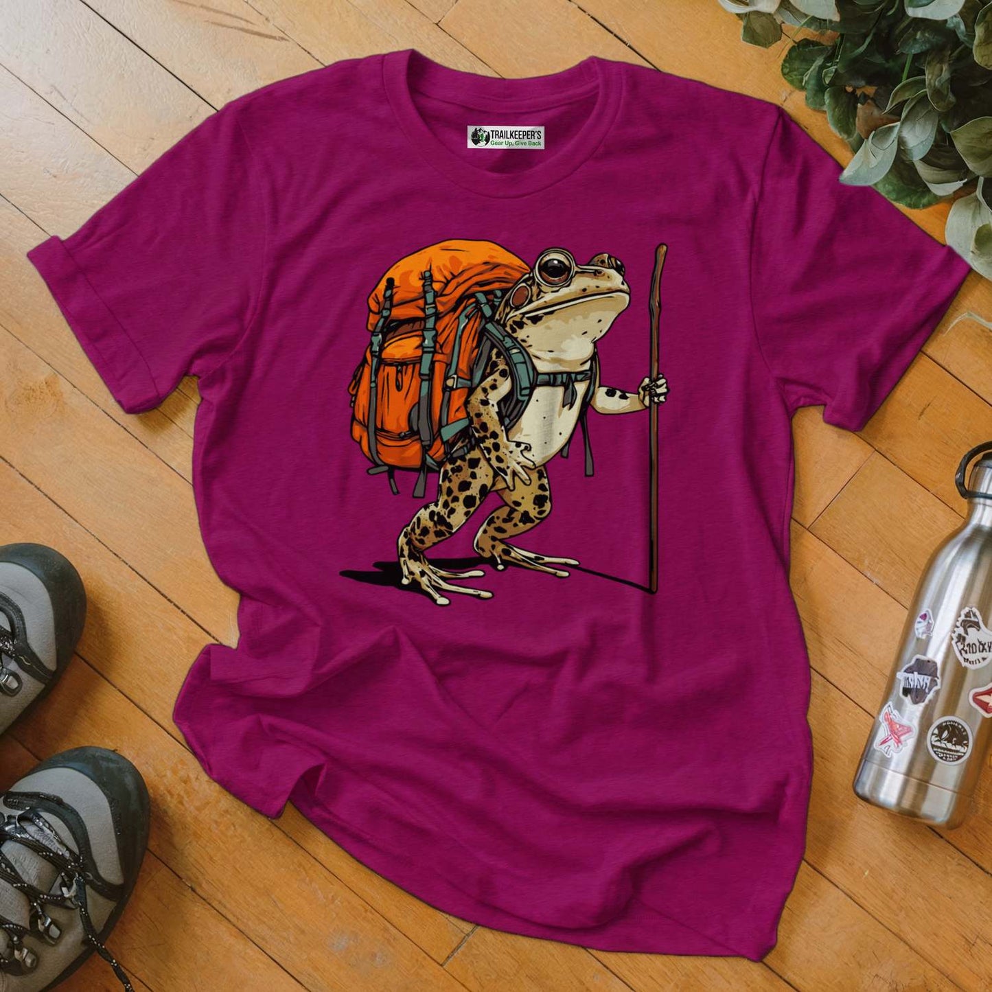 Northern Leopard Frog Backpacker T-Shirt