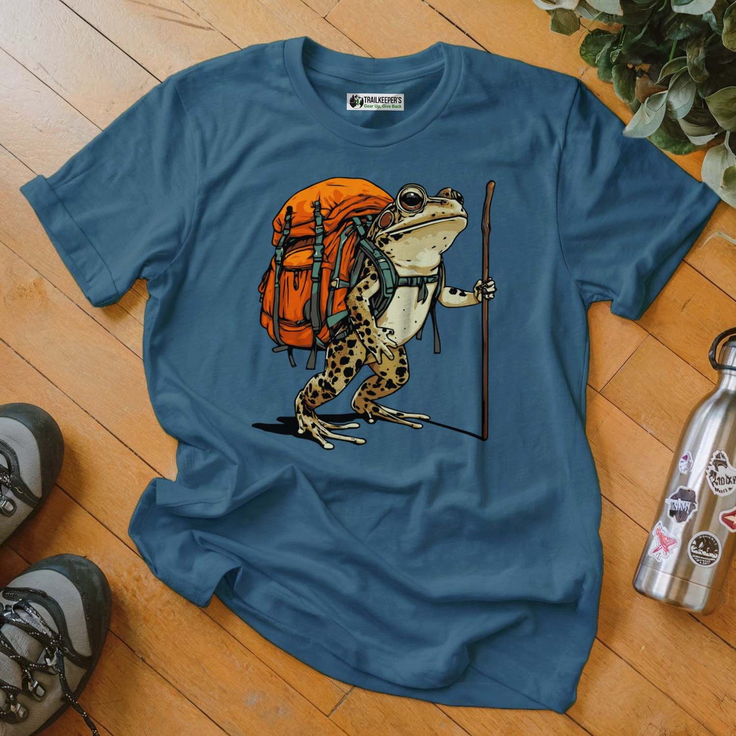 Northern Leopard Frog Backpacker T-Shirt
