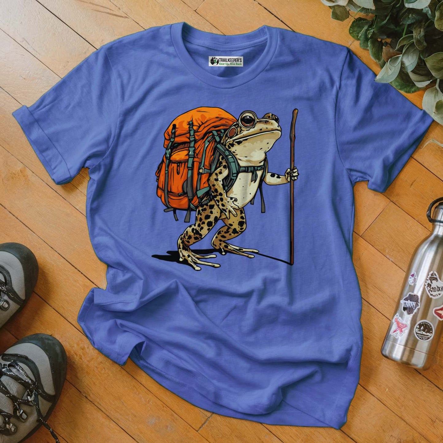 Northern Leopard Frog Backpacker T-Shirt
