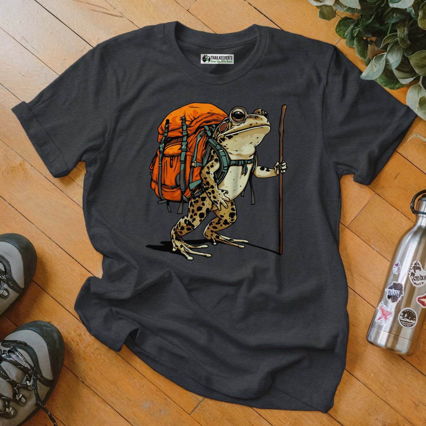 Northern Leopard Frog Backpacker T-Shirt