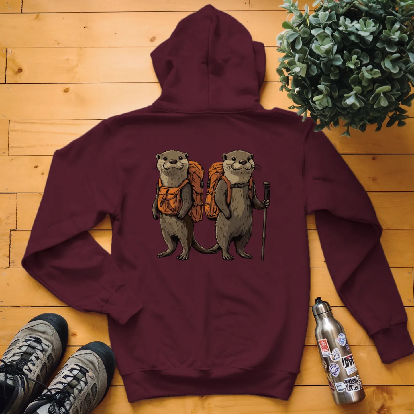Otter Backpacker Buddies Hoodie