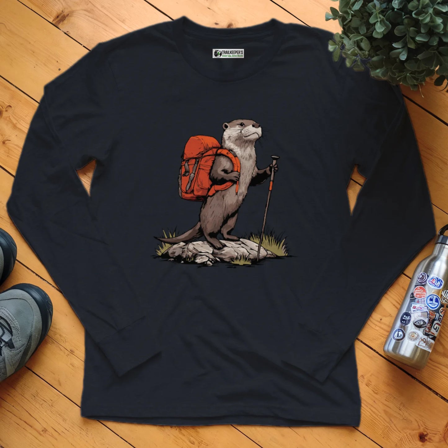 Otter Backpacker Long Sleeve T-Shirt