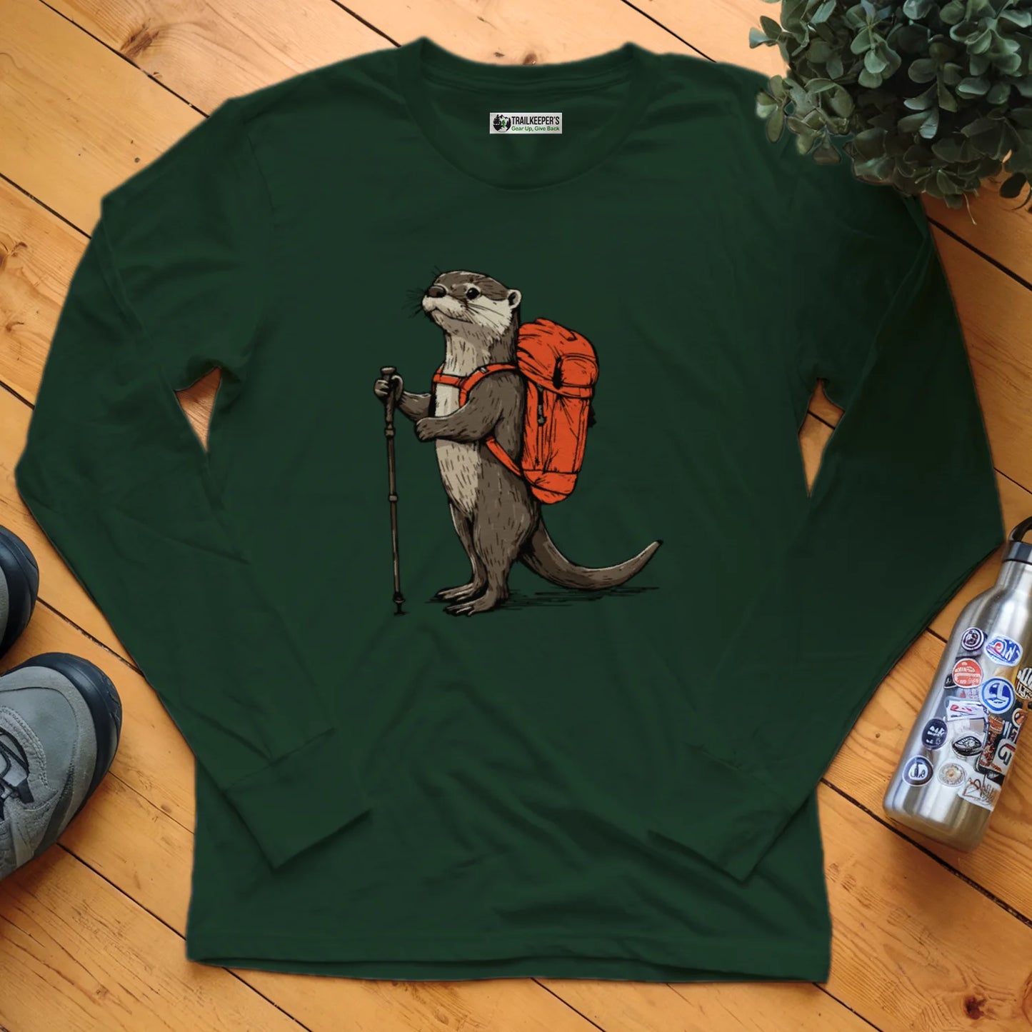Otter Backpacker Long Sleeve T-Shirt