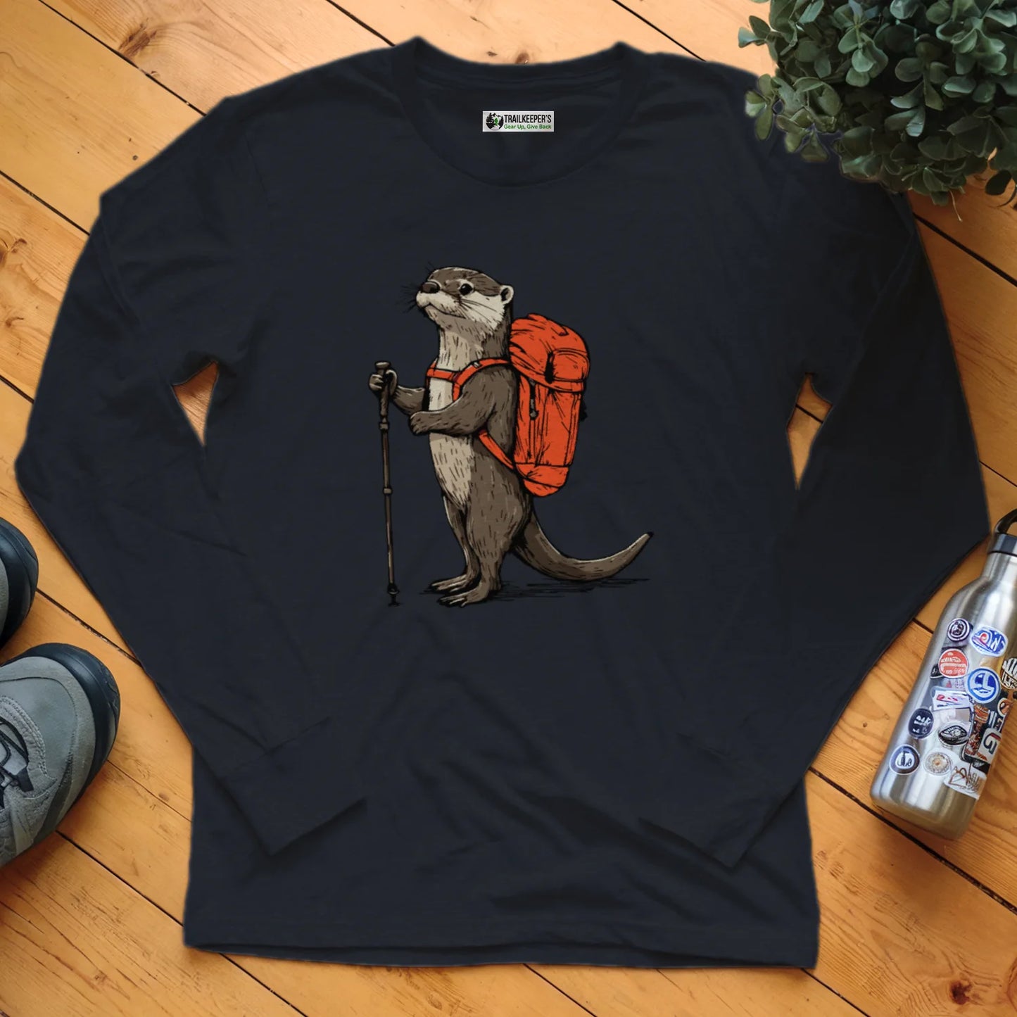 Otter Backpacker Long Sleeve T-Shirt