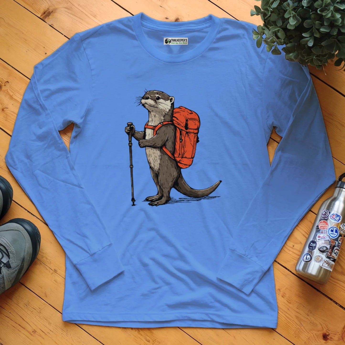 Otter Backpacker Long Sleeve T-Shirt