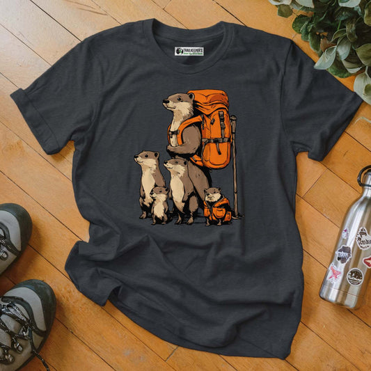 Otter Backpacker Family T-Shirt
